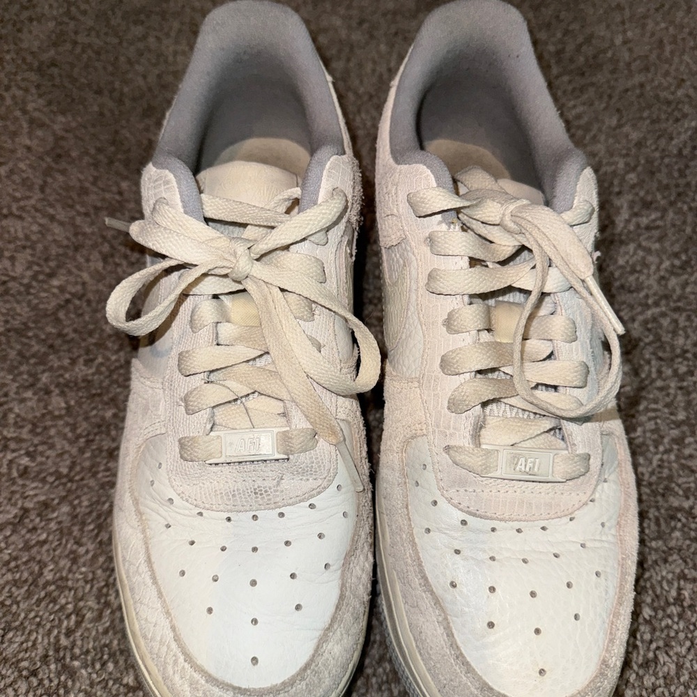 Nike Air Force 1 07 Summit White Python Snakeskin… - image 2